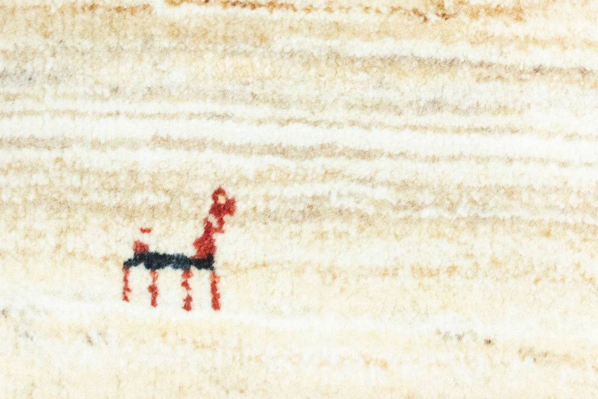 Alfombra Gabbeh - Loribaft Persa - 350 x 234 cm - beige