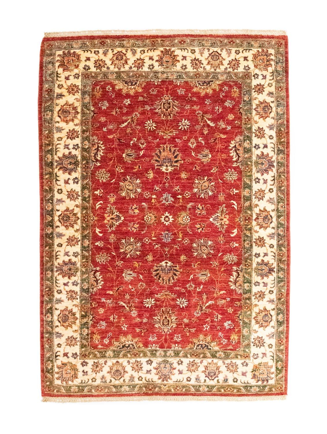 Alfombra Ziegler - 183 x 123 cm - rojo