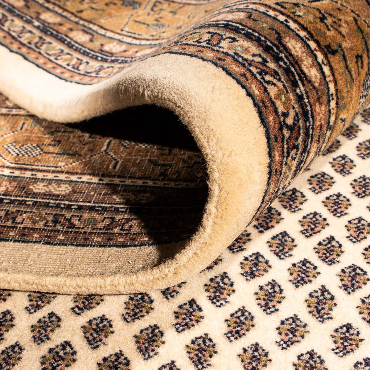 Alfombra oriental - Mir - Indus - 238 x 176 cm - beige