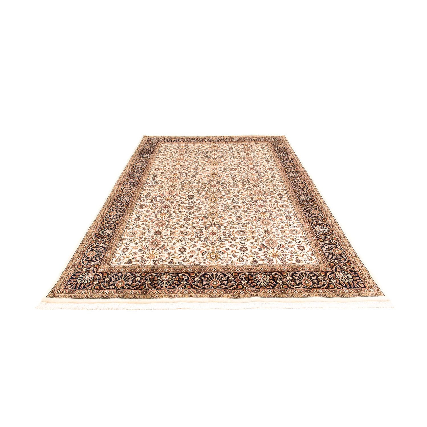 Alfombra oriental - Keshan - Indus - 305 x 202 cm - beige
