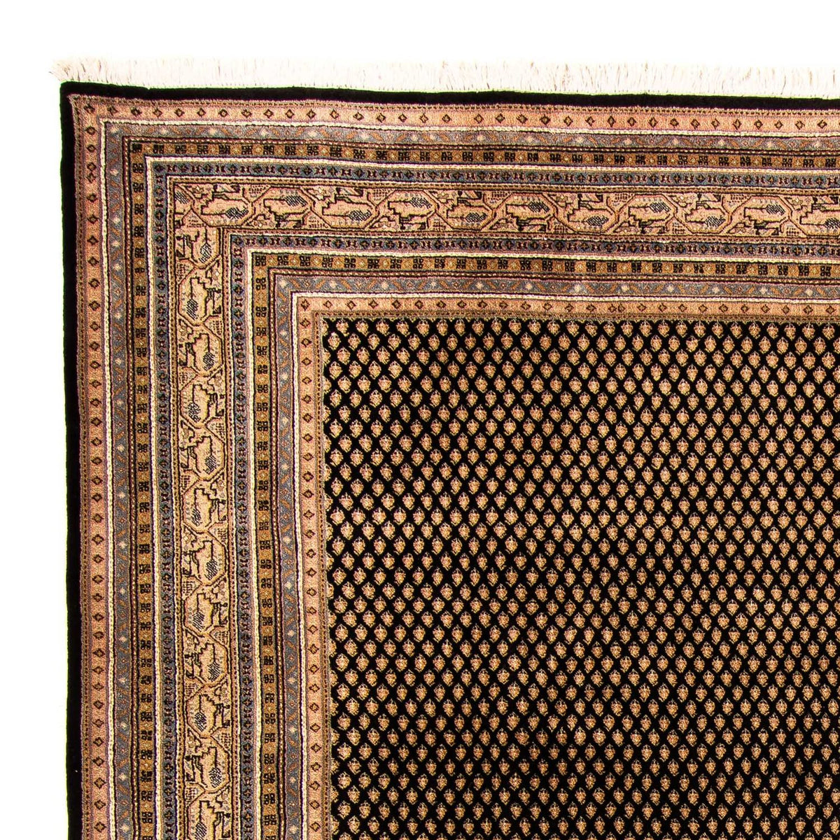 Alfombra oriental - Mir - Indus - 296 x 250 cm - azul oscuro