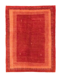 Alfombra Gabbeh - Persa - 188 x 142 cm - naranja