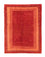 Alfombra Gabbeh - Persa - 188 x 142 cm - naranja