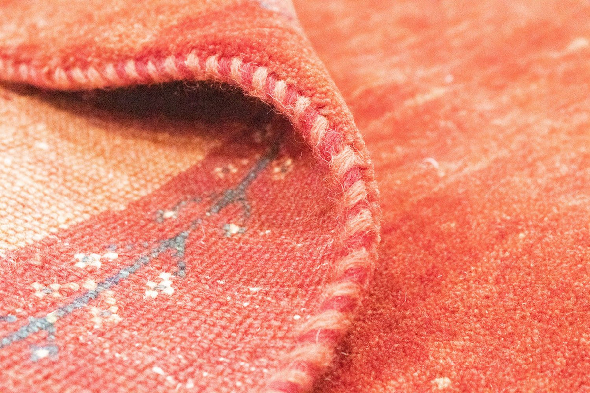 Alfombra Gabbeh - Persa - 188 x 142 cm - naranja