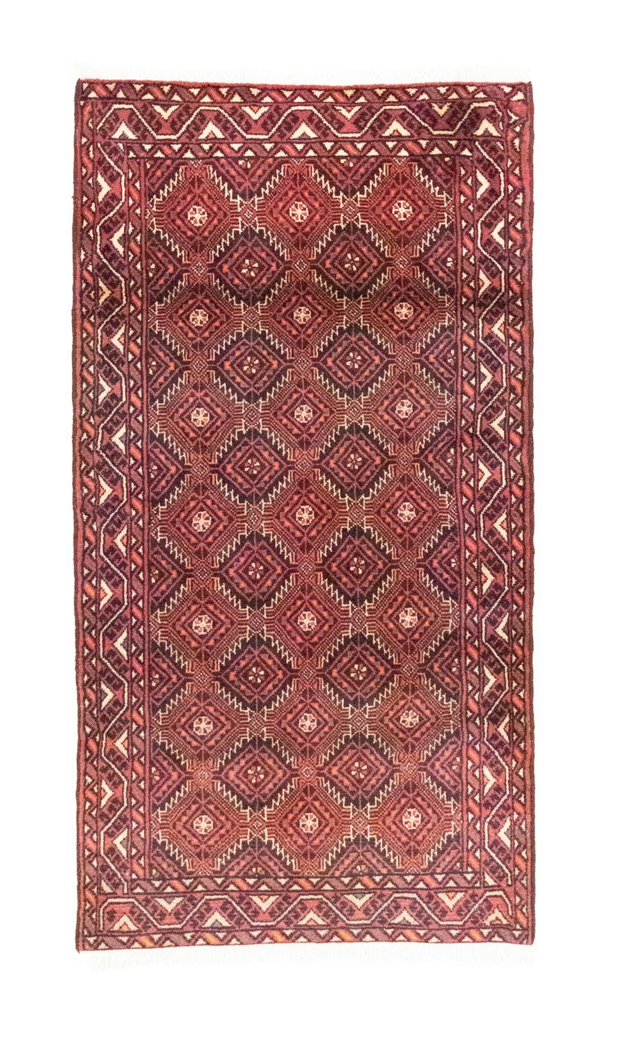 Alfombra de pasillo Alfombra Belutsch - 187 x 95 cm - marrón