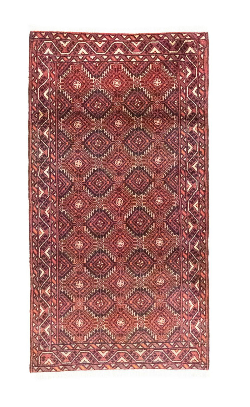 Alfombra de pasillo Alfombra Belutsch - 187 x 95 cm - marrón