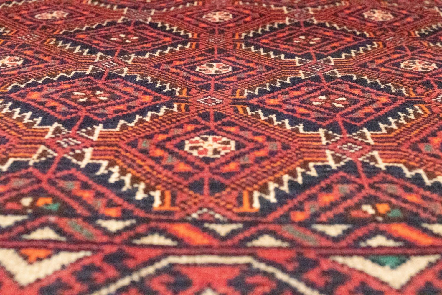 Alfombra de pasillo Alfombra Belutsch - 187 x 95 cm - marrón