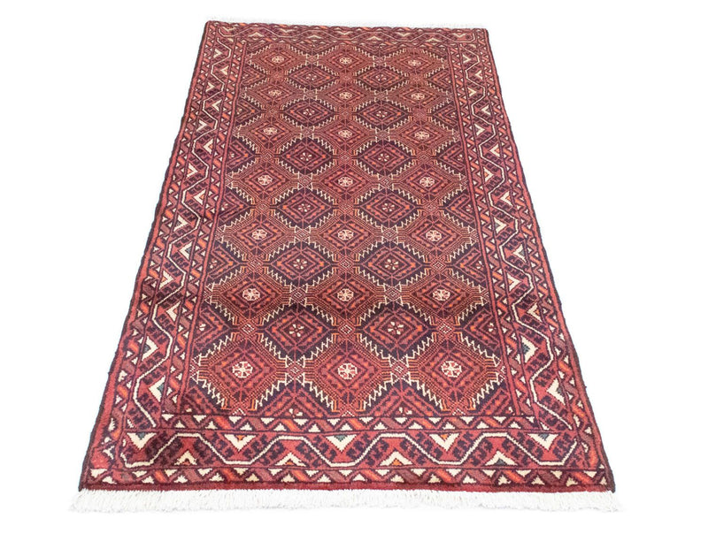 Alfombra de pasillo Alfombra Belutsch - 187 x 95 cm - marrón