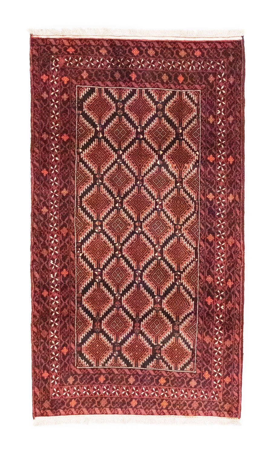 Alfombra de pasillo Alfombra Belutsch - 185 x 102 cm - marrón