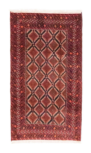 Alfombra de pasillo Alfombra Belutsch - 185 x 102 cm - marrón