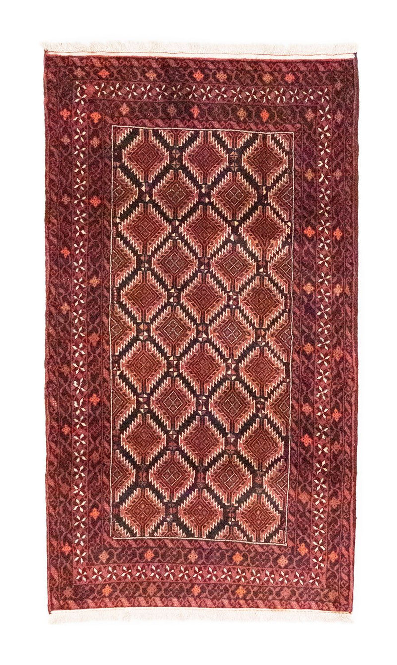 Alfombra de pasillo Alfombra Belutsch - 185 x 102 cm - marrón