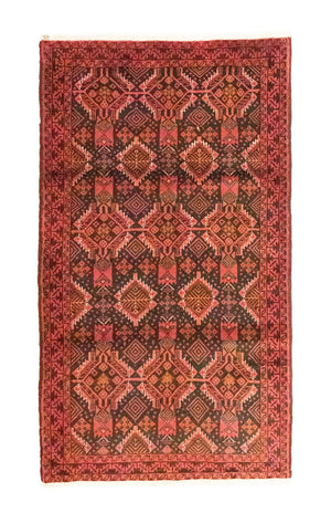 Alfombra de pasillo Alfombra Belutsch - 195 x 110 cm - naranja