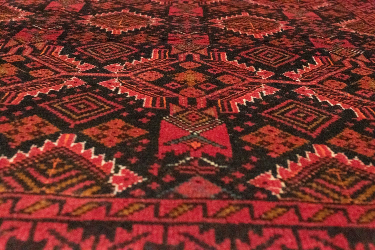 Alfombra de pasillo Alfombra Belutsch - 195 x 110 cm - naranja