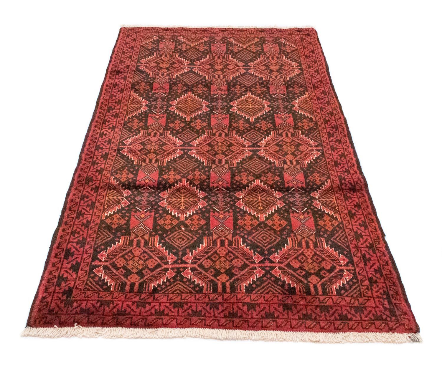 Alfombra de pasillo Alfombra Belutsch - 195 x 110 cm - naranja