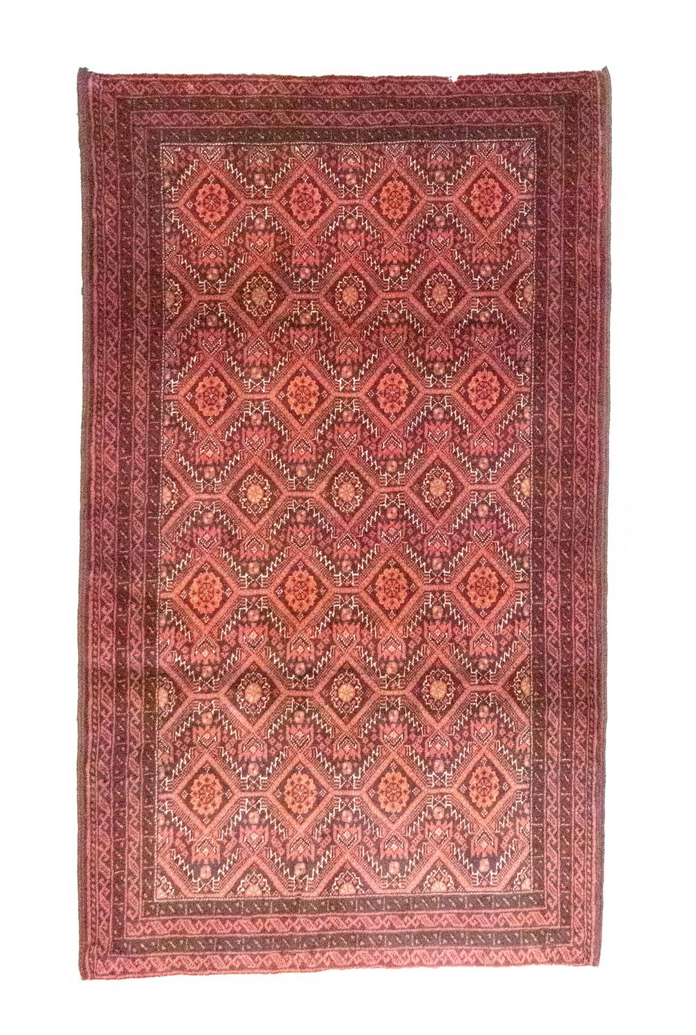 Alfombra de pasillo Alfombra Belutsch - 177 x 100 cm - óxido