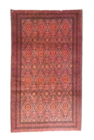 Alfombra de pasillo Alfombra Belutsch - 177 x 100 cm - óxido