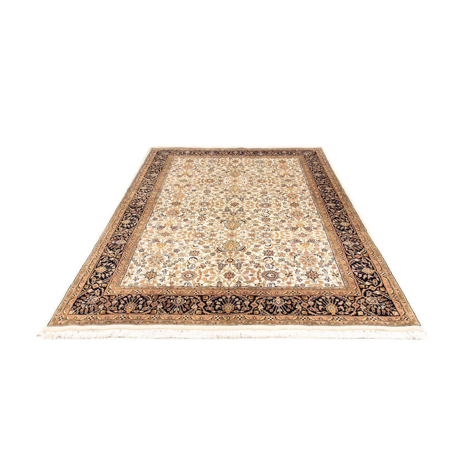 Alfombra oriental - Keshan - Indus - 242 x 170 cm - beige