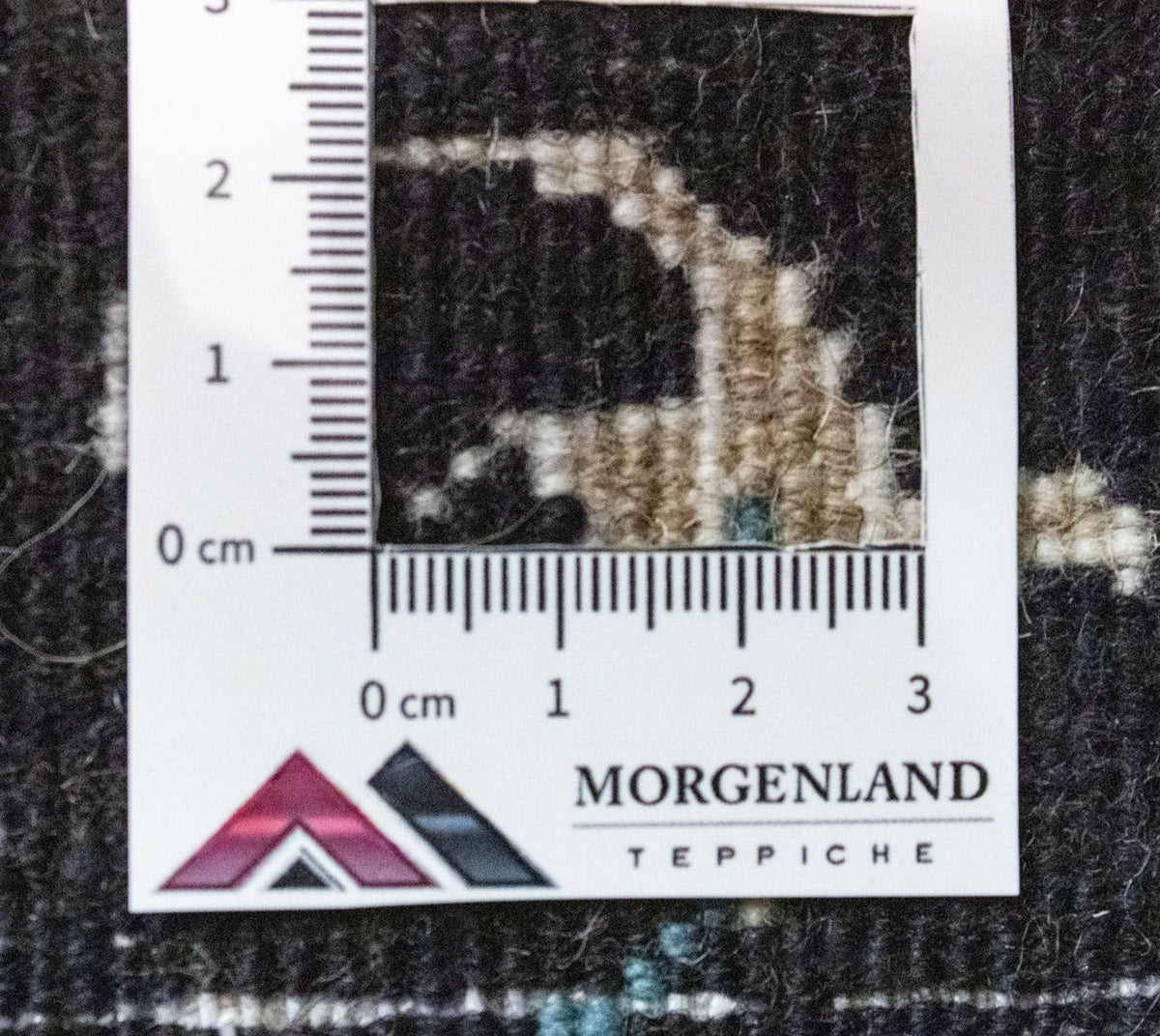 Alfombra persa - Nain - 131 x 90 cm - azul oscuro