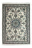 Alfombra persa - Nain - 131 x 91 cm - blanco natural