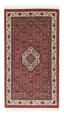 Alfombra persa - Bidjar - 163 x 92 cm - rojo