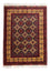 Alfombra afgana - 143 x 105 cm - azul
