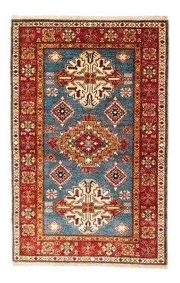Alfombra Ziegler - Kazak - 157 x 102 cm - azul