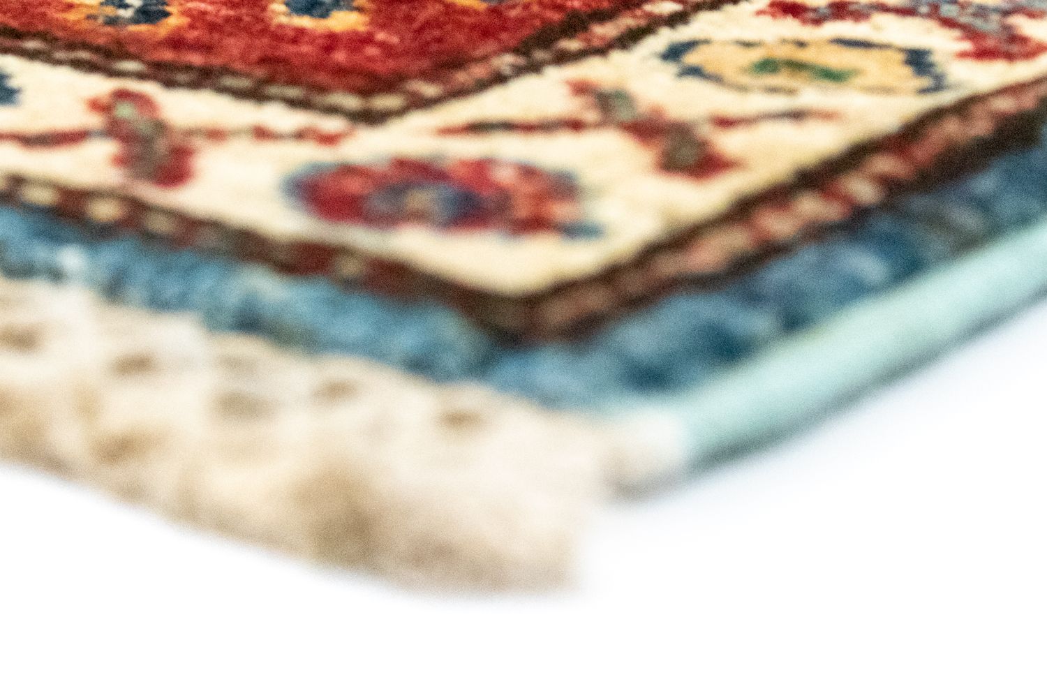 Alfombra Ziegler - Kazak - 157 x 102 cm - azul