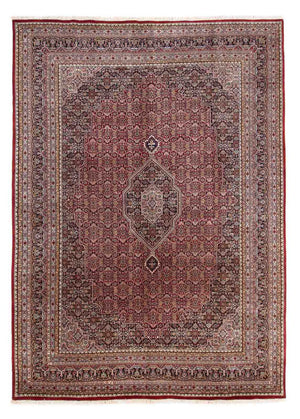 Alfombra oriental - Bidjar - Indus - 336 x 246 cm - rojo oscuro