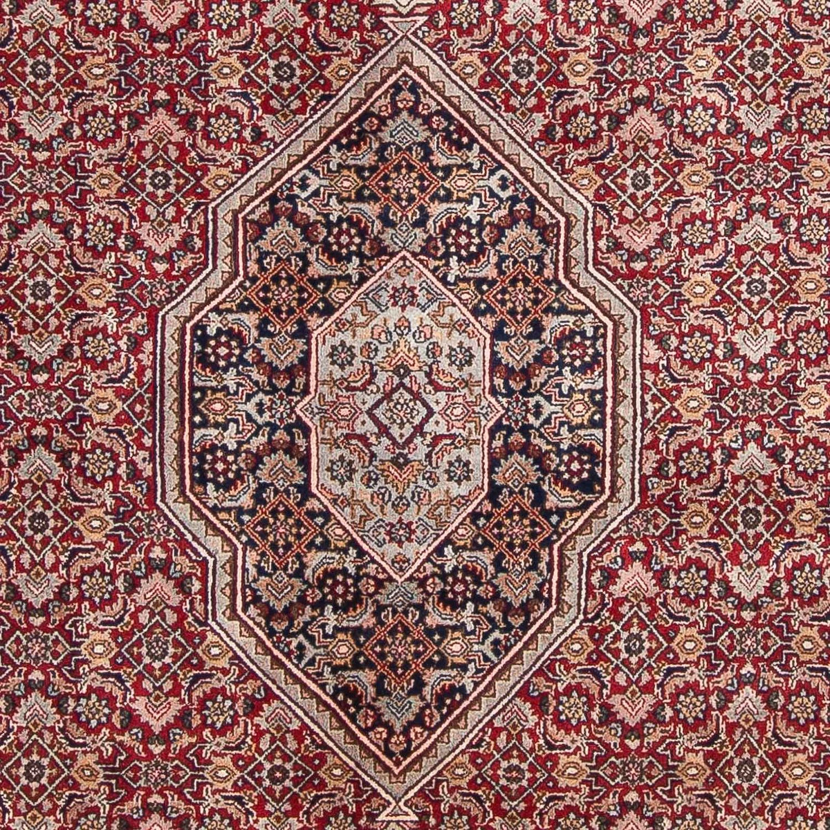 Alfombra oriental - Bidjar - Indus - 336 x 246 cm - rojo oscuro