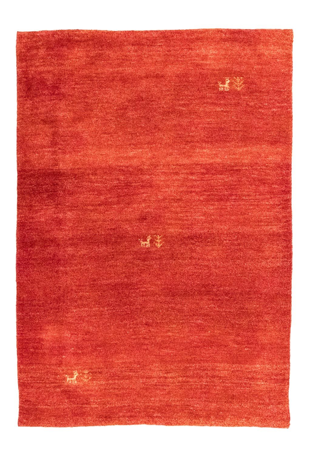 Alfombra Gabbeh - Persa - 148 x 101 cm - naranja
