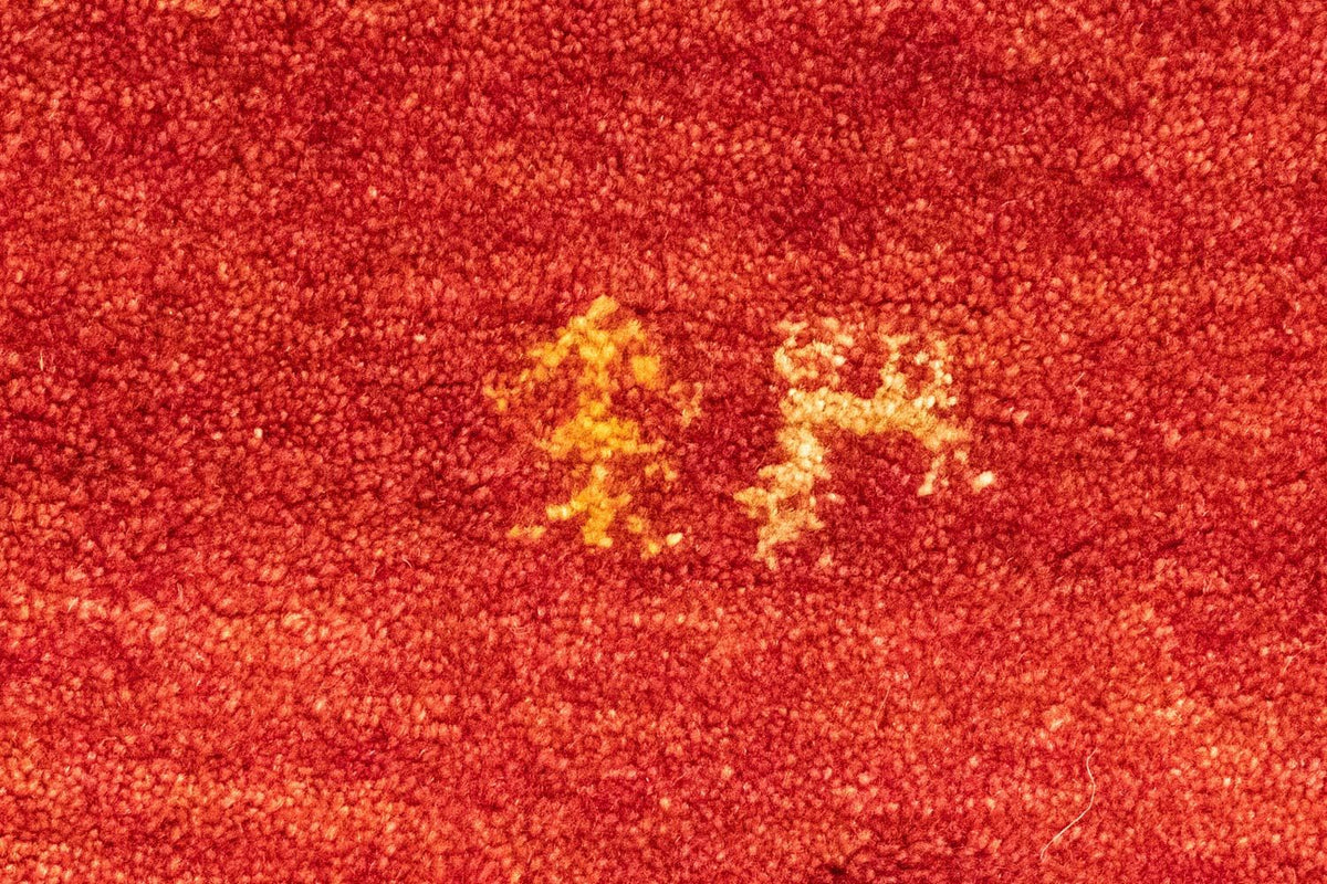 Alfombra Gabbeh - Persa - 148 x 101 cm - naranja