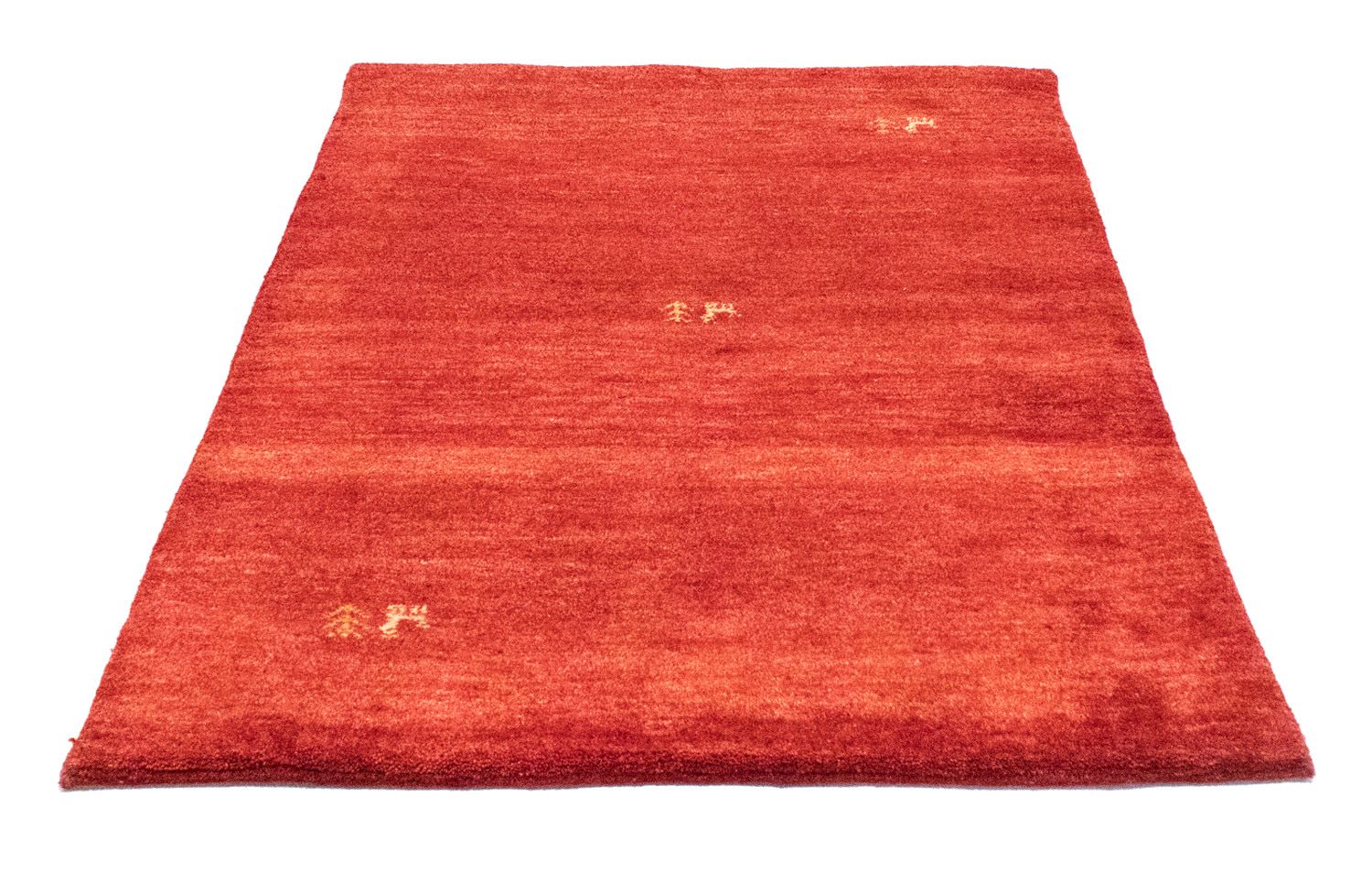 Alfombra Gabbeh - Persa - 148 x 101 cm - naranja
