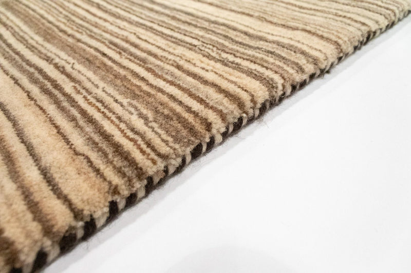 Alfombra Gabbeh - Loribaft Persa - 297 x 249 cm - marrón