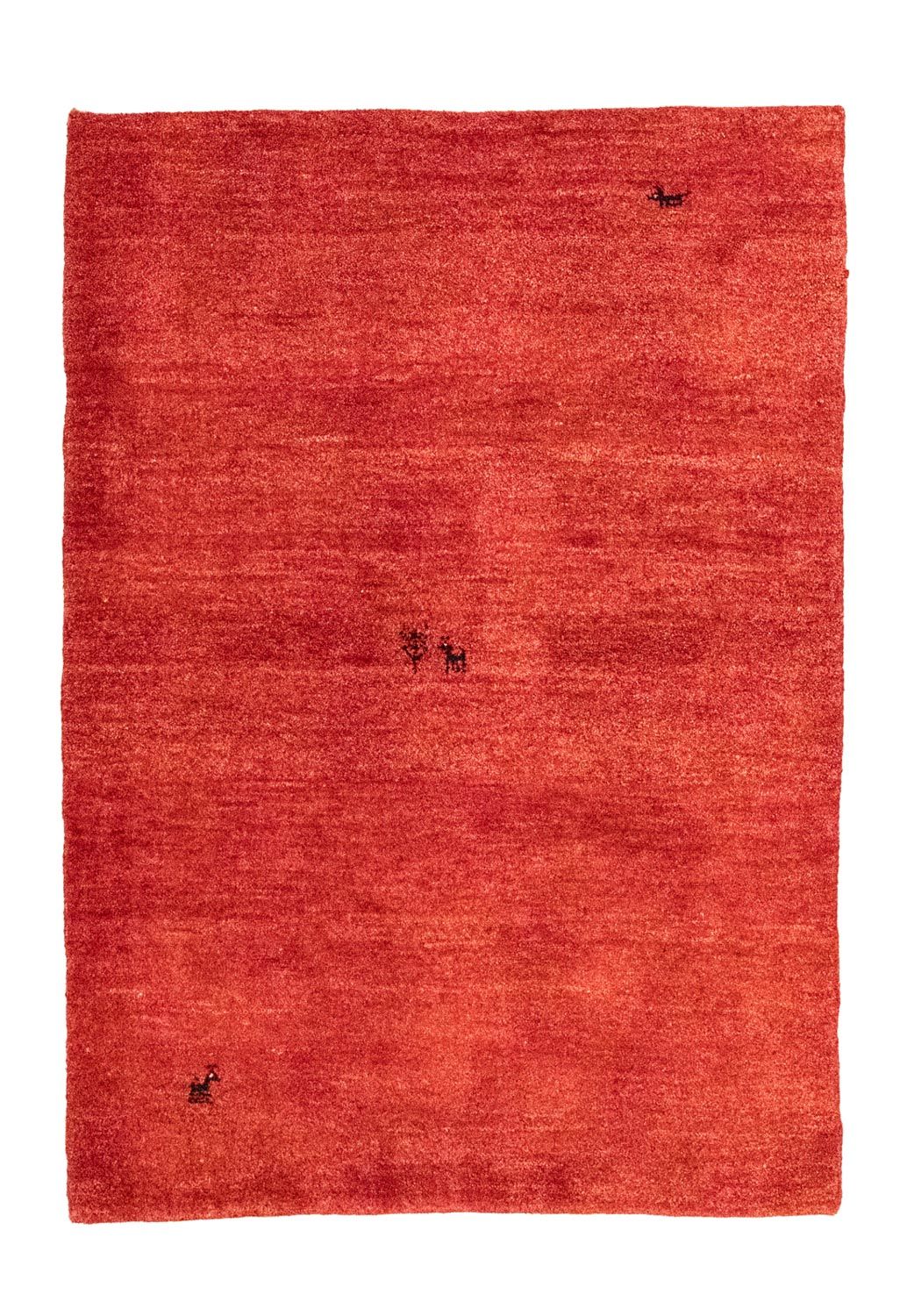 Alfombra Gabbeh - Persa - 146 x 102 cm - rojo
