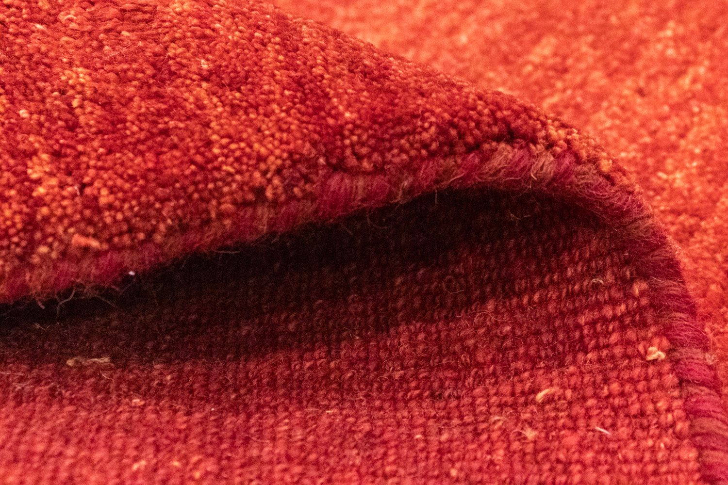 Alfombra Gabbeh - Persa - 144 x 100 cm - naranja
