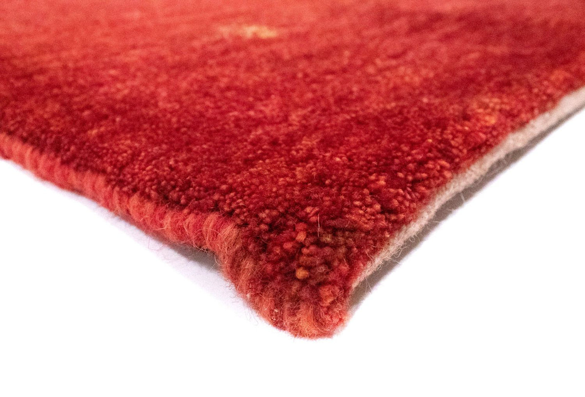 Alfombra Gabbeh - Persa - 145 x 100 cm - rojo