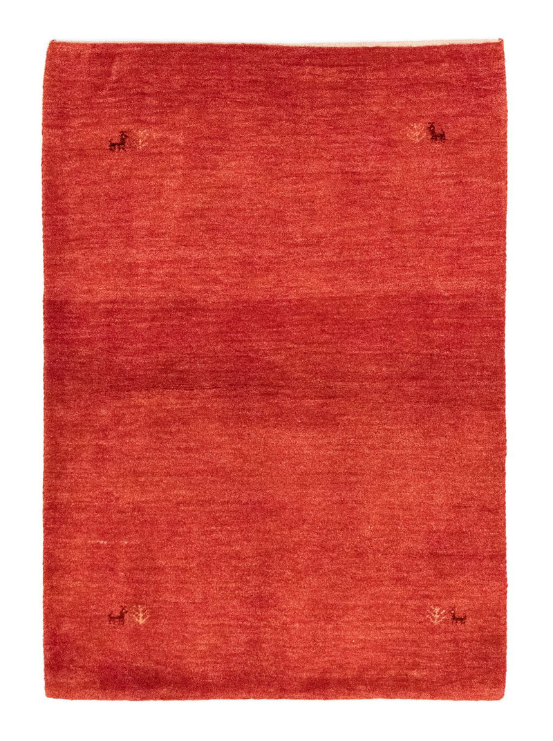 Alfombra Gabbeh - Persa - 143 x 100 cm - naranja