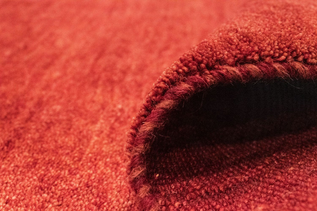 Alfombra Gabbeh - Persa - 143 x 100 cm - naranja