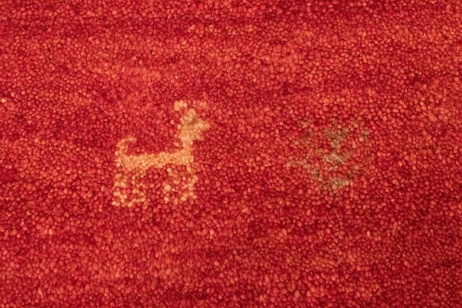 Alfombra Gabbeh - Persa - 150 x 101 cm - naranja