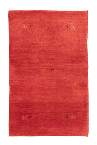 Alfombra Gabbeh - Persa - 147 x 94 cm - naranja