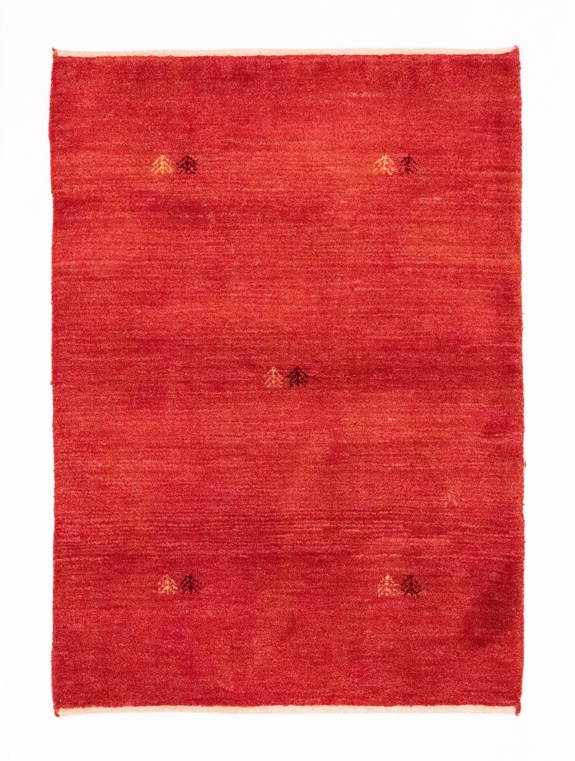 Alfombra Gabbeh - Persa - 140 x 100 cm - rojo