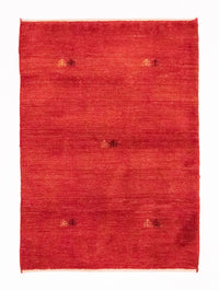 Alfombra Gabbeh - Persa - 140 x 100 cm - rojo