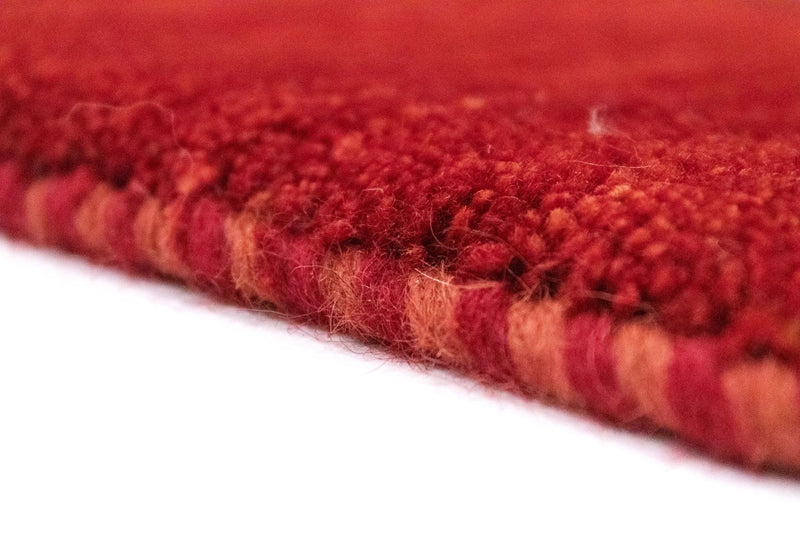 Alfombra Gabbeh - Persa - 140 x 100 cm - rojo