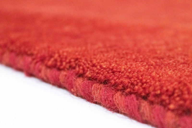Alfombra Gabbeh - Persa - 145 x 100 cm - rojo