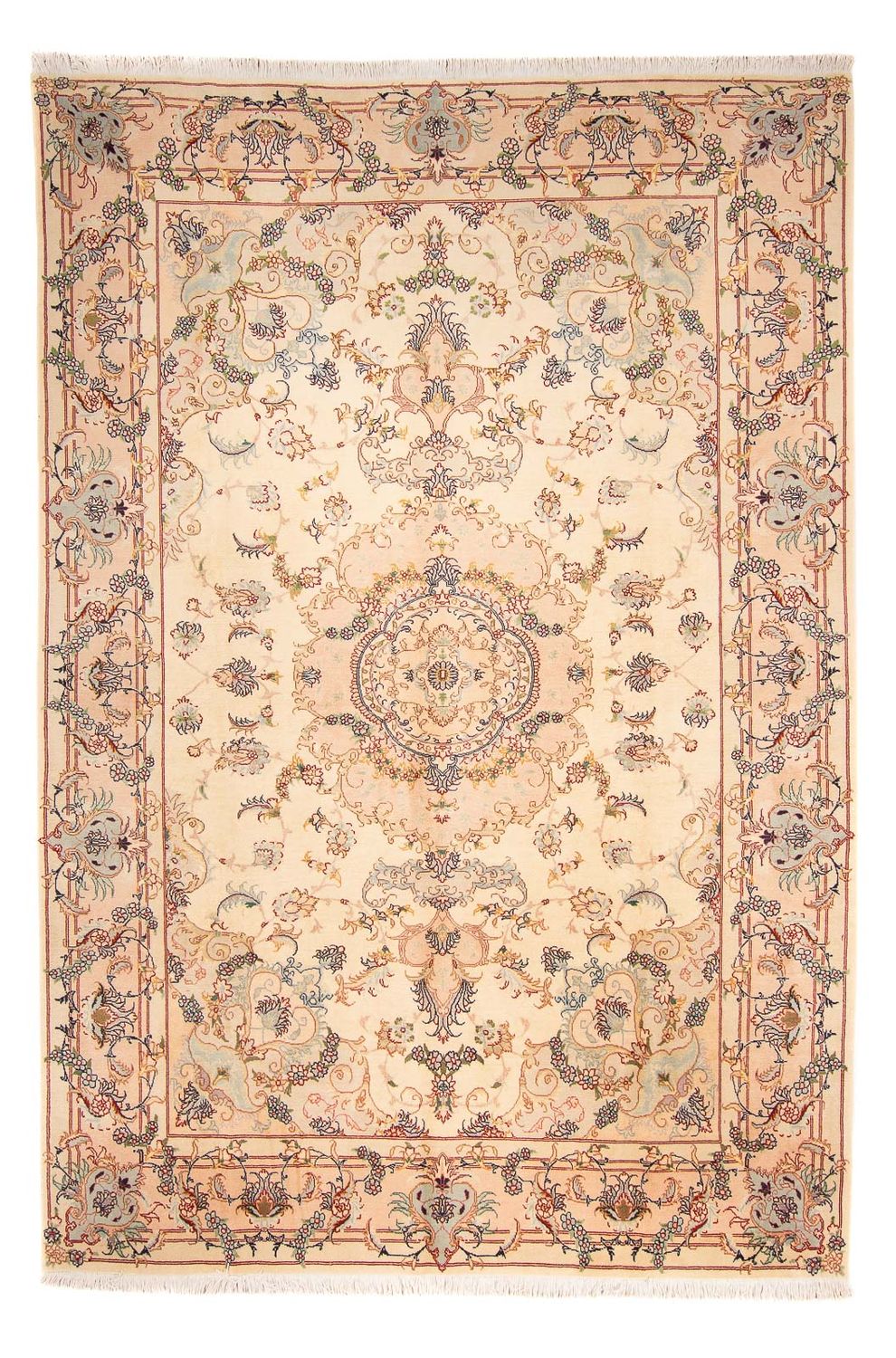 Alfombra Persa - Tabriz - Real - 302 x 205 cm - beige