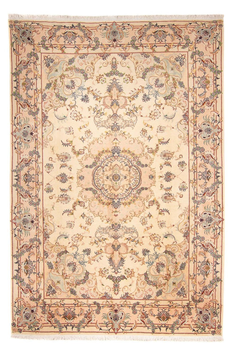 Alfombra Persa - Tabriz - Real - 302 x 205 cm - beige