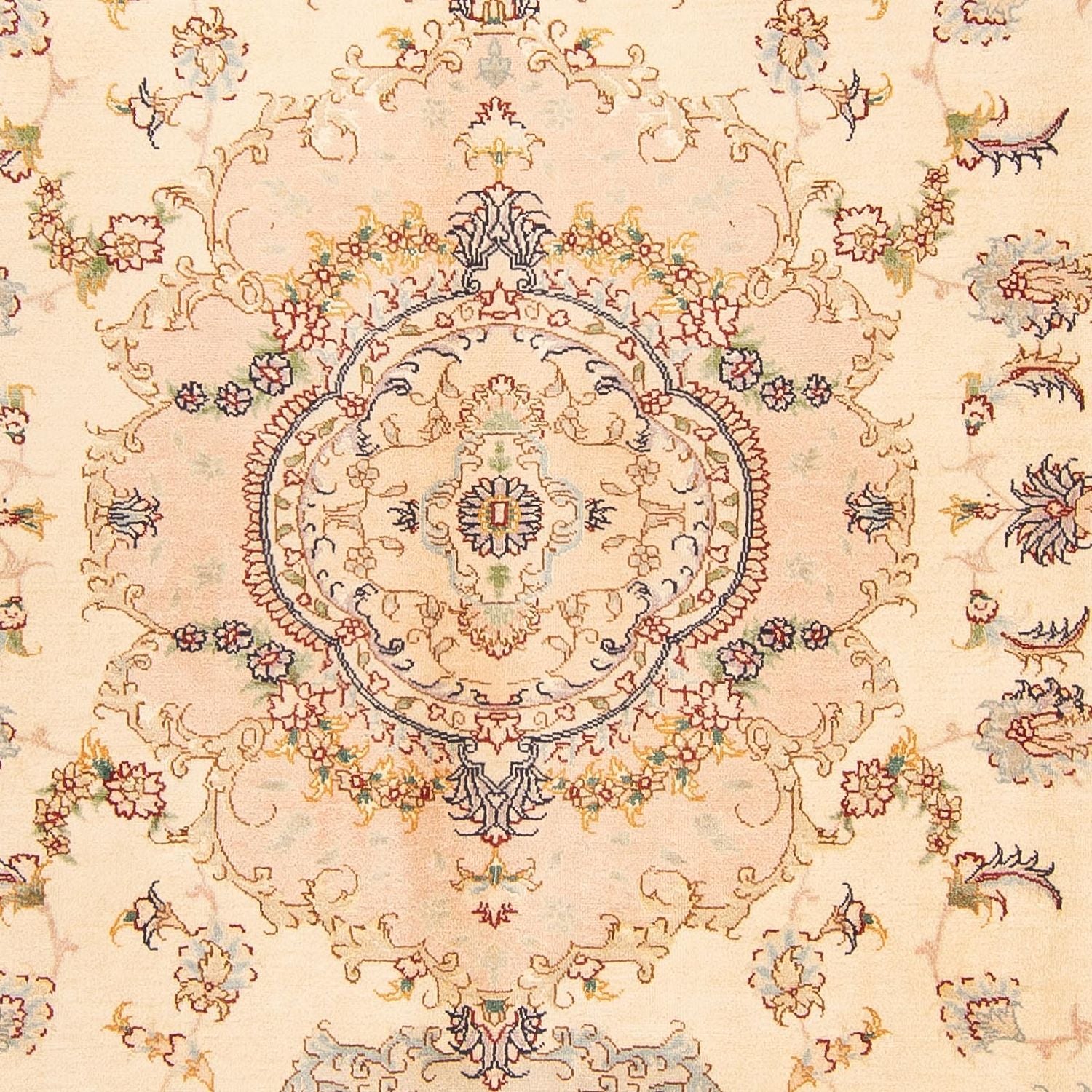 Alfombra Persa - Tabriz - Real - 302 x 205 cm - beige