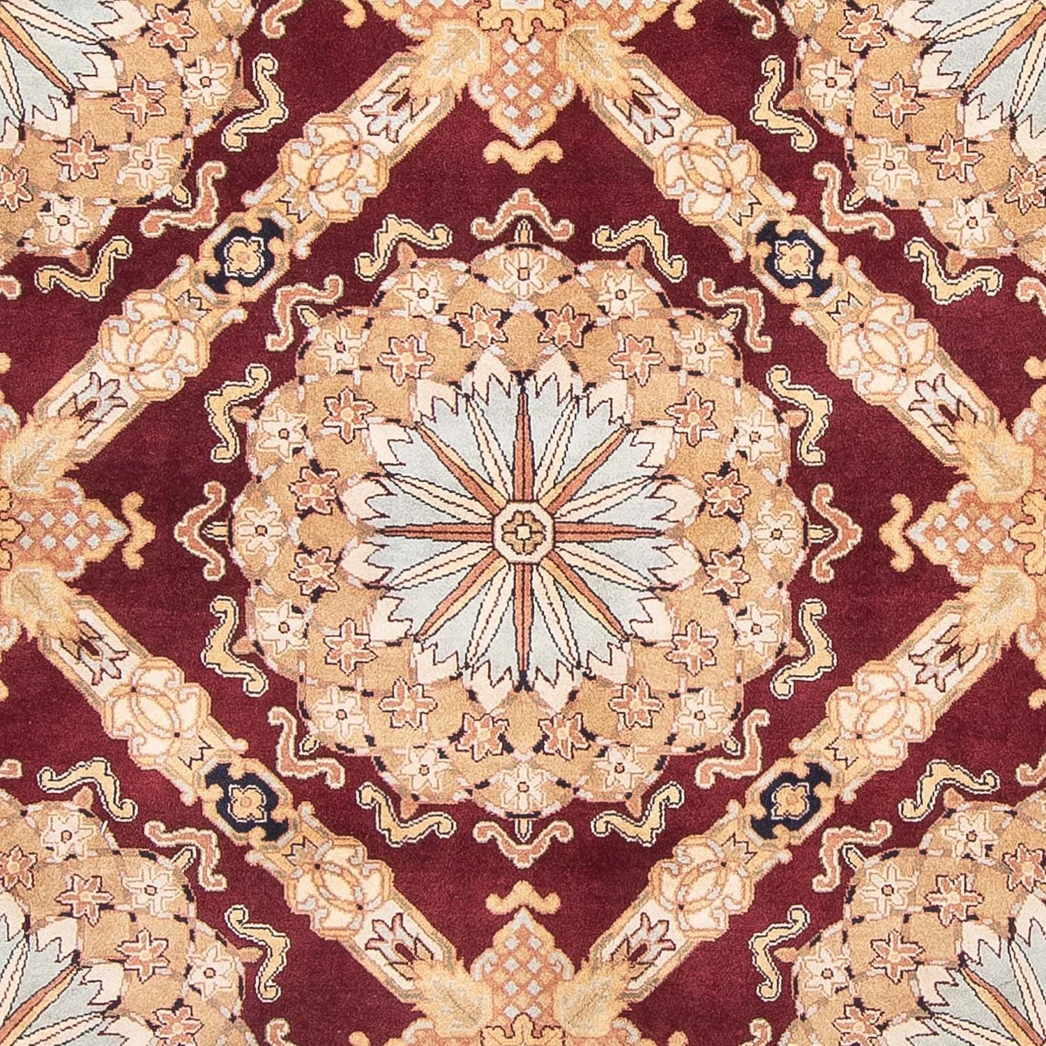 Alfombra oriental - Keshan - Indus - 307 x 244 cm - rojo oscuro