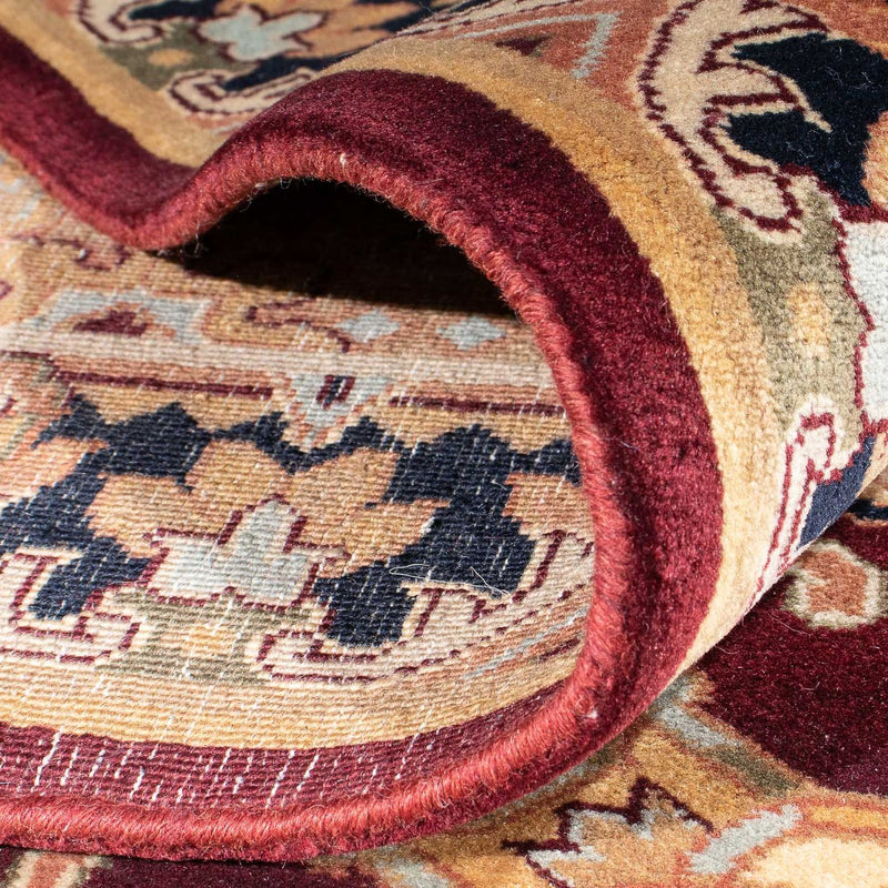 Alfombra oriental - Keshan - Indus - 307 x 244 cm - rojo oscuro