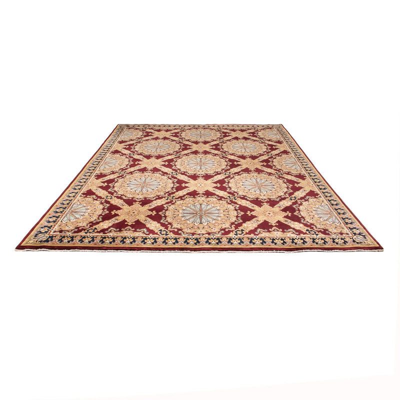 Alfombra oriental - Keshan - Indus - 307 x 244 cm - rojo oscuro